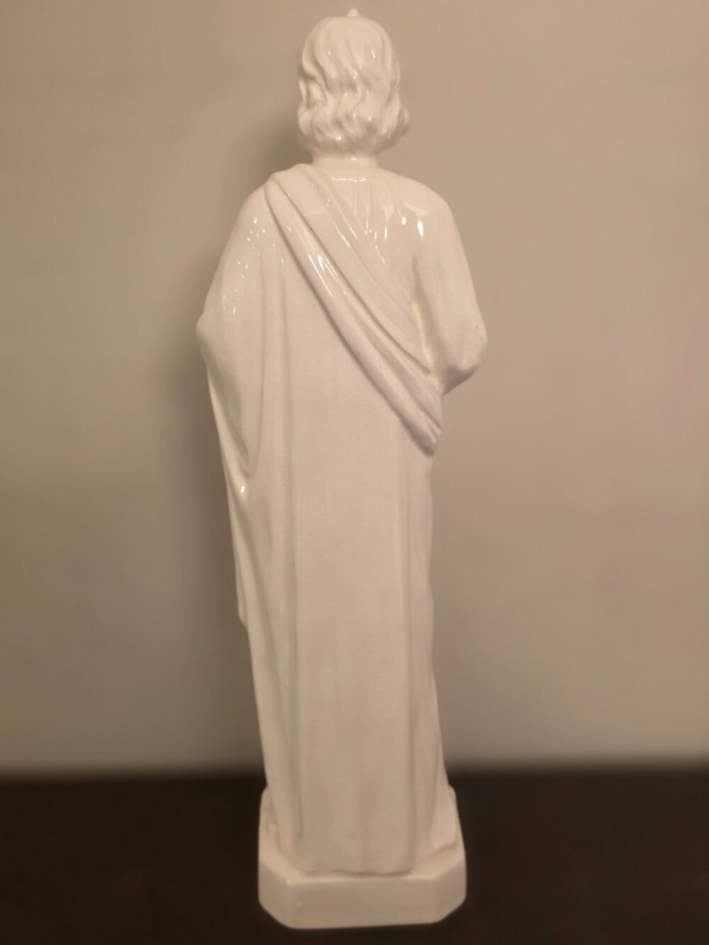 Saint Jude statue is a beautifully Cream Color - Picture 2 of 5